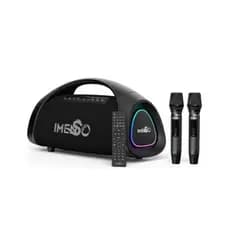 Caixa De Som Imenso X73 200w Rms 30000mah Rgb Ipx6 C/ 2 Mic Cor Preto Caixa De Som Imenso X73 200w Rms 30000mah Ipx6