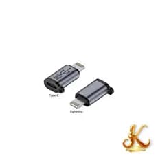 Adaptador OTG Femea Tipo-C Para Lightning Carregamento e Dados para Iphone 6,7,8,9,10,11,12,13,14