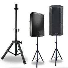 Suporte Pedestal Tripe chao Compativel Com Caixa de Som JBL Staner Oneal Mondial Amvox Multilaser