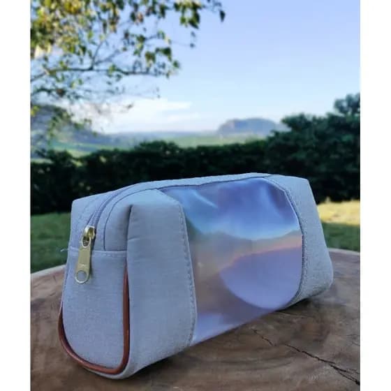 Nécessaire Multifuncional Com Visor Transparente. Organizador de bolsa. Organizador de Mala. Bolsinha.