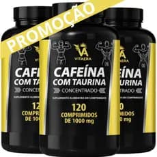 Cafeína + Taurina Concentrada Termogênico Pré-Treino Energia e Foco - ENVIO IMEDIATO