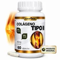 Colágeno Tipo 2 Não Desnaturado Original 60 Cápsulas - (CONSUMO PARA 60 DIAS)