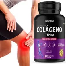 Colágeno Tipo 2 Não Desnaturado 90 Comprimidos Mastigáveis Para Articulações - (POTE PARA 03 MESES)