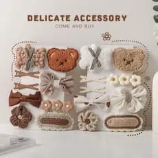 kit 9/18 Presilha Prendedor de Cabelo Estilo Coreano Para Meninas