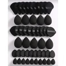 Kit 50 Esponjas para Maquiagem 5 Modelos Multifuncional 025-043