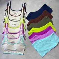 Conjunto Short e top com bojo e alças reforçada para academia , atividades físicas em geral.