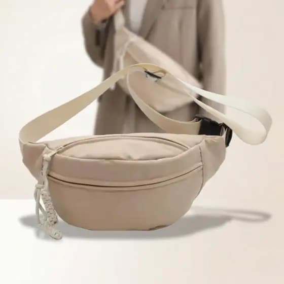 Bolsa Pochete Transversal Impermeável Unissex Tiracolo Moderna, Resistente e Compacta para Uso Diário e Lazer