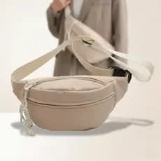 Bolsa Pochete Transversal Impermeável Unissex Tiracolo Moderna, Resistente e Compacta para Uso Diário e Lazer