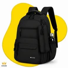 Mochila Feminina Escolar Faculdade Grande Capacidade Impermeável Disponível em Preto Azul Lilás Rosa