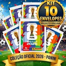 Figurinhas Copa do Mundo 2026 Produto Original Complete seu album 5/10/15 pacotes