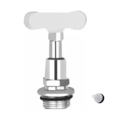 Reparo Cabeçote Cromado Universal para Torneira  - com Tucho Rosca + Vedante