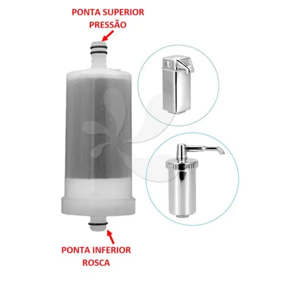 Refil Vela Blindado Carvão Ativado MV2211 para Filtro de Água