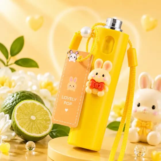 Perfume Importado Feminino Doce Floral Fresco Fragrância Delicada Portátil Longa Duração 10 ml Lovely Pop Love Rain