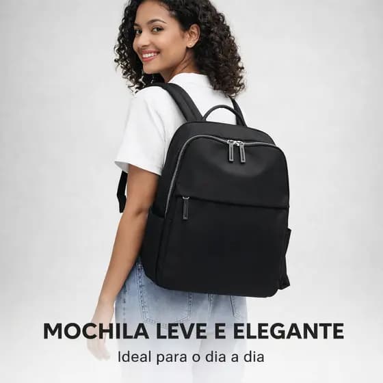 JAMI JAMI Mochila Feminina Escolar Universitária de Viagem Moda Casual Unissex X031