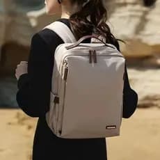 Mochila Feminina Premium Grande Capacidade Escolar Universitária De Viagem Moderna Casual Unissex TM9163 VT