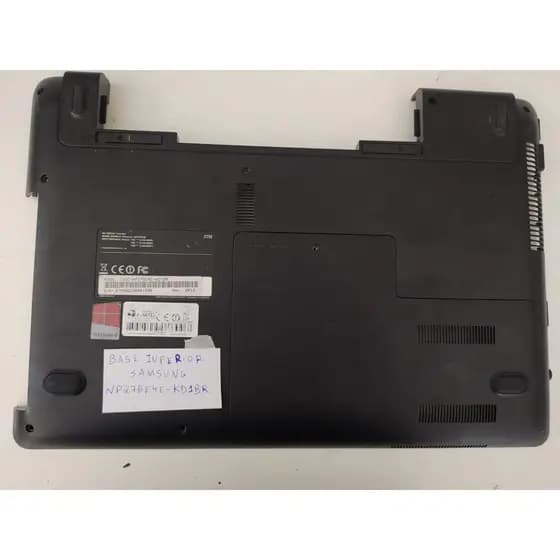 Carcaça base tampa inferior notebook Samsung np275e4e-kd1br