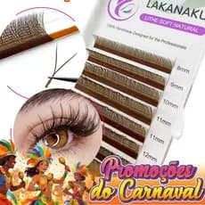 Lakanaku YY Forma Marrom 0.05 0.07 Volume Cílios Extensões De Vison Brasileiro Cilios