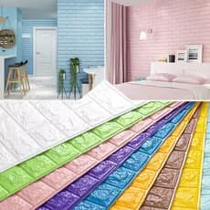 10 Peças Papel De Parede 3D adesivo Espuma XPE à prova d'água Padrão De Tijolo Autocolantes Decoração De Quarto De Casa