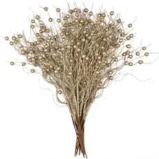 Enfeites De Natal 43CM Glitter Berry Haste Ramo Flores Falsas Para Decoração De Árvore Casa