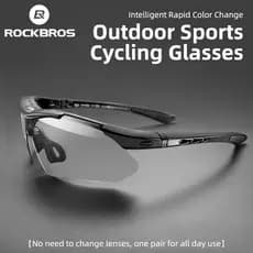 ROCKBROS Óculos De Ciclismo Fotocromático Bicicleta Esportes Sol Das Mulheres Dos Homens UV400 MTB Estrada Ultraleve Ao Ar Livre Tons