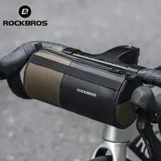 ROCKBROS Bolsa Para Guidão De Bicicleta , Reflexiva , MTB , De Estrada , 1.7L , Armazenamento De Alta Capacidade , Multi