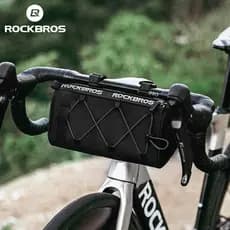 ROCKBROS Bolsa Para Guidão De Bicicleta , Portátil , 1.5L , Multifuncional , De Ombro , Alça Altamente Reflexiva , Crossbody , Quadro De Ciclismo Tubo