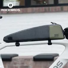 ROCKBROS Tyvek Série Saco De Bicicleta Multifuncional Portátil Armazenamento Frente Tubo Superior MTB Estrada Ciclismo A