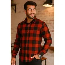 Camisa Masculina Xadrez Flanelada blusa de manga longa