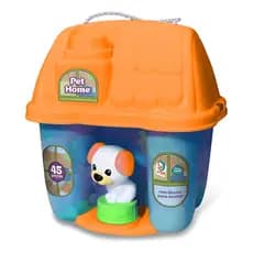 Blocos De Montar Pet Home 44 Blocos Dog Cachorrinho Baby Lan