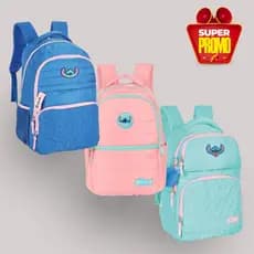 Mochila Notebook Stitch Disney Grande Reforçada Feminino