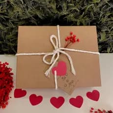 Caixa de Presente Dia Dos Namorados Delicada Criativa Artesanal Especial Monte Você Mesmo Kit
