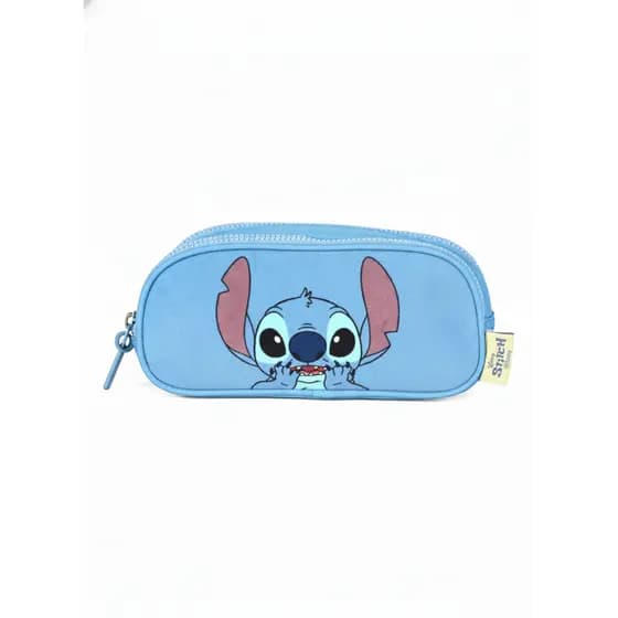 Estojo Triplo Stitch Disney Angel Pelúcia Escolar Luxcel