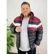 Jaqueta Masculina Bobojaco Puffer Nylon Plus Size 560097 568024
