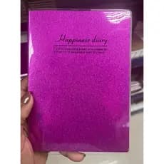 Bloco de Notas Anotações Marca Páginas Bloco Glitter Dia a Dia Segredos Caderneta Glitter Premium Capa Dura Anotações