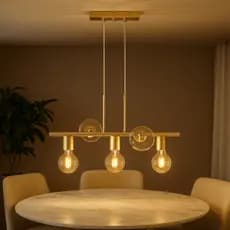 Luminária de teto Pendente Rubis 5 Lâmpadas Moderno Industrial (Estilo Jabuticaba)