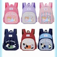 Mochila infantil pré-escola menina menino bonitinho cachorro gatinha