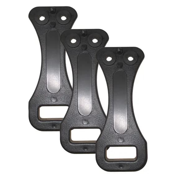 Kit 3 Puxador Porta Traseira Baú Caminhão Trava