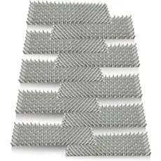 Espícula Branca Espanta Pombos Gatos Espinhos Muro 10pcs 3m