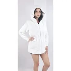 JAQUETA Femininas Blusa Frio Pelinho 2206 Peluciada SUPER GROSSO COM ZIPER manga de lã 2206