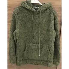 casaco blusa pelucia infantil fechado com capuz bem quente no2755