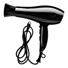 Secador de Cabelo Professional 220V Turbo Ar Quente Frio Cor:Preto
