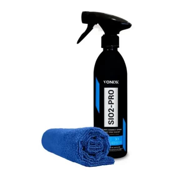 Sio2-pro Manutenção Vitrificador Diminui Risco 500ml Vonixx Cor Branco+ Toalha Microfibra