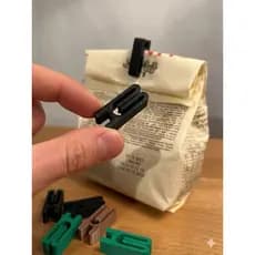 Clipe Prendedor de Sacos Premium – Vedação Eficiente e Design Moderno para Cozinha Organizada