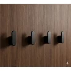 Kit Ganchos Adesivos de Parede Multiuso | Organizador para Toalhas, Roupas e Bolsas, Banheiro, Cozinha, Quarto (Sem Fur