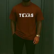 Camiseta Cowboy Texas Frase Masculina Algodão Camisa Country Frase