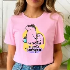 Camiseta Dia das Mães Estampa Fofa Minimalista Presente Perfeito Para Mãe