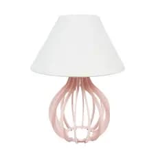 Abajur Luminária  Bolinha Para Quarto  Infantil  Em Madeira  Design Moderno ,com  Cúpula Soquete E 27,ideal Para Quarto