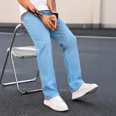 Calça Jeans Masculina Skinny Slim Fit com Elastano Lycra Confortável Casual Lavagem Clara, Escura e Preta