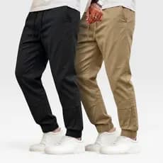 Calça Jogger Masculina Slim Moda Jogger Academia Com Punho Esportiva Fit Sarja