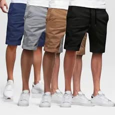 Bermuda Sarja Colorida Jeans Premium Masculino Diversas Cores